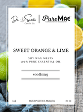 Load image into Gallery viewer, Sweet Orange &amp; Lime Soy Wax Melts with 100% Pure Essential Oil
