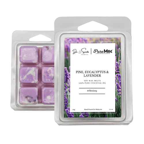 Pine, Eucalyptus & Lavender Soy Wax Melts with 100% Pure Essential Oil