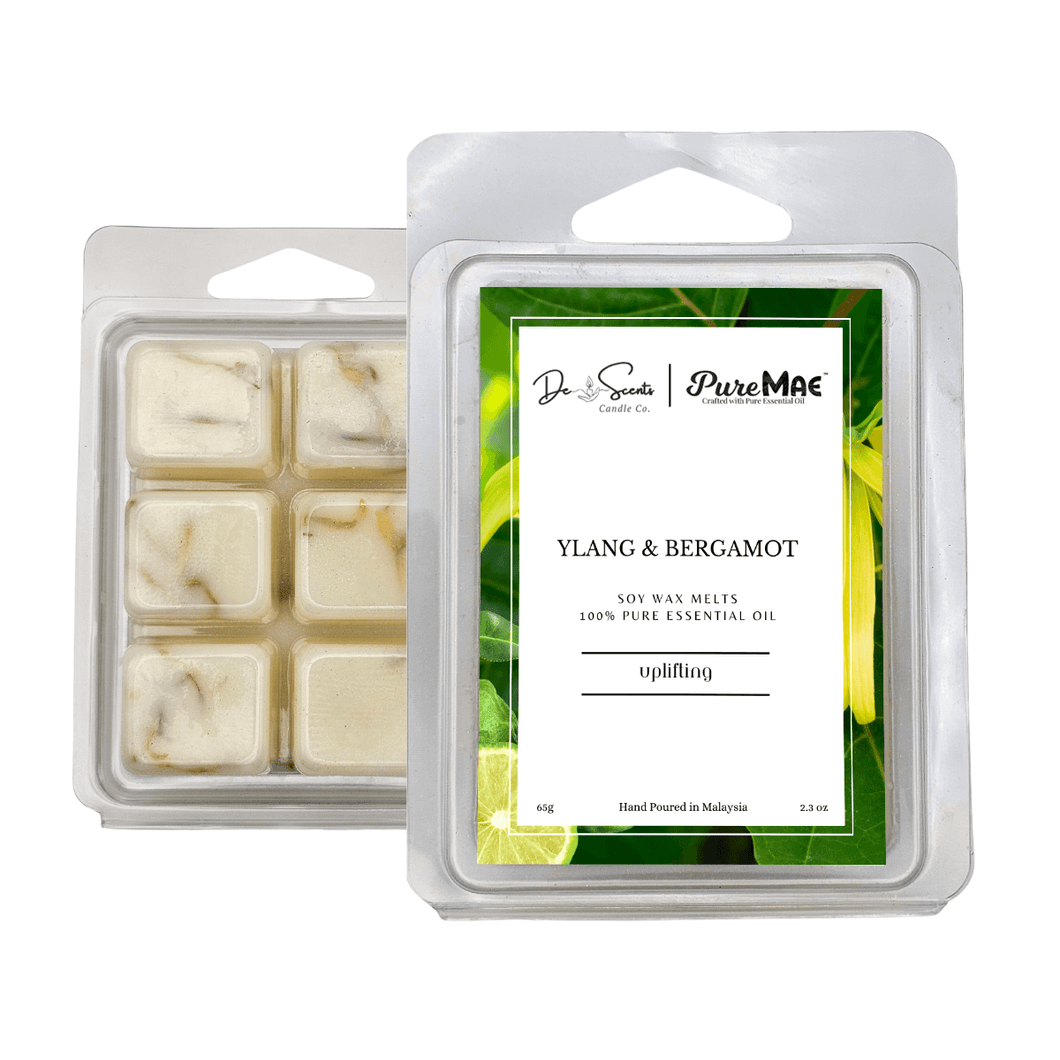 Ylang & Bergamot Soy Wax Melts with 100% Pure Essential Oil