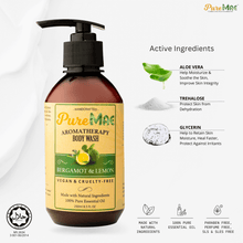 Load image into Gallery viewer, PureMAE Aromatherapy Bergamot &amp; Lemon Body Wash
