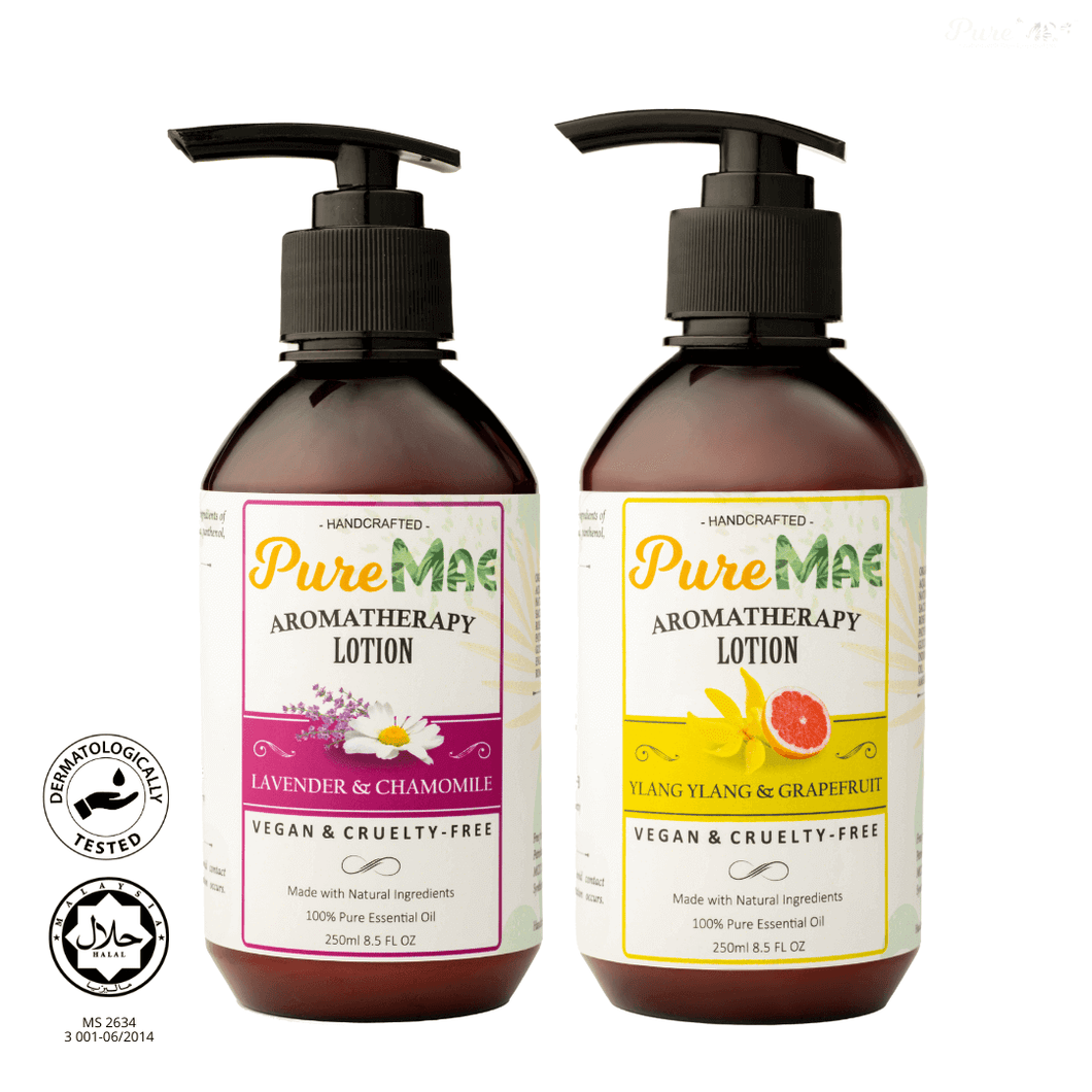 PureMAE Day & Night Lotion for Dry & Itchy Skin, Dermatologically Tested (2x250ml)