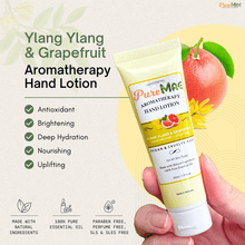 Load image into Gallery viewer,  PureMAE Aromatherapy Hand Lotion Ylang Ylang &amp; Grapefruit
