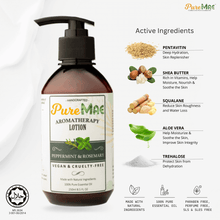 Load image into Gallery viewer,  PureMAE Aromatherapy Peppermint &amp; Rosemary Lotion
