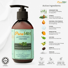 Load image into Gallery viewer, PureMAE Peppermint &amp; Rosemary Conditioner for Dandruff, Dry Itchy Scalp &amp; Hair Growth (250ml)
