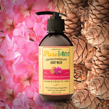 Load image into Gallery viewer, PureMAE Aromatherapy Rose Geranium &amp; Cedarwood Body Wash
