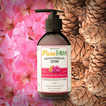 Load image into Gallery viewer, PureMAE Aromatherapy Rose Geranium &amp; Cedarwood Lotion
