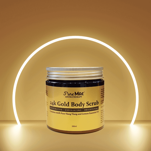 PureMAE Aromatherapy 24k Gold Body Scrub